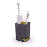 Premium small anti mould bathroom toothbrush caddy