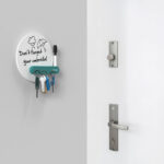 wall key holder magnetic whiteboard round