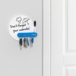 wall key holder magnetic whiteboard round