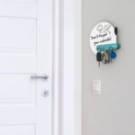 wall key holder magnetic whiteboard round