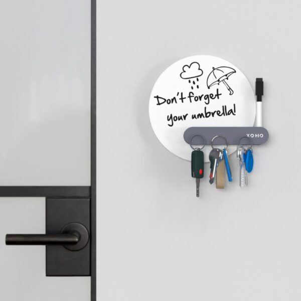 wall key holder magnetic whiteboard round