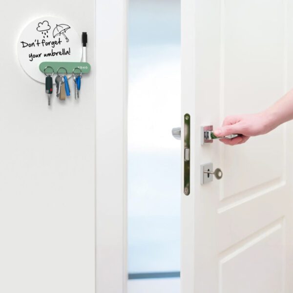 wall key holder magnetic whiteboard round