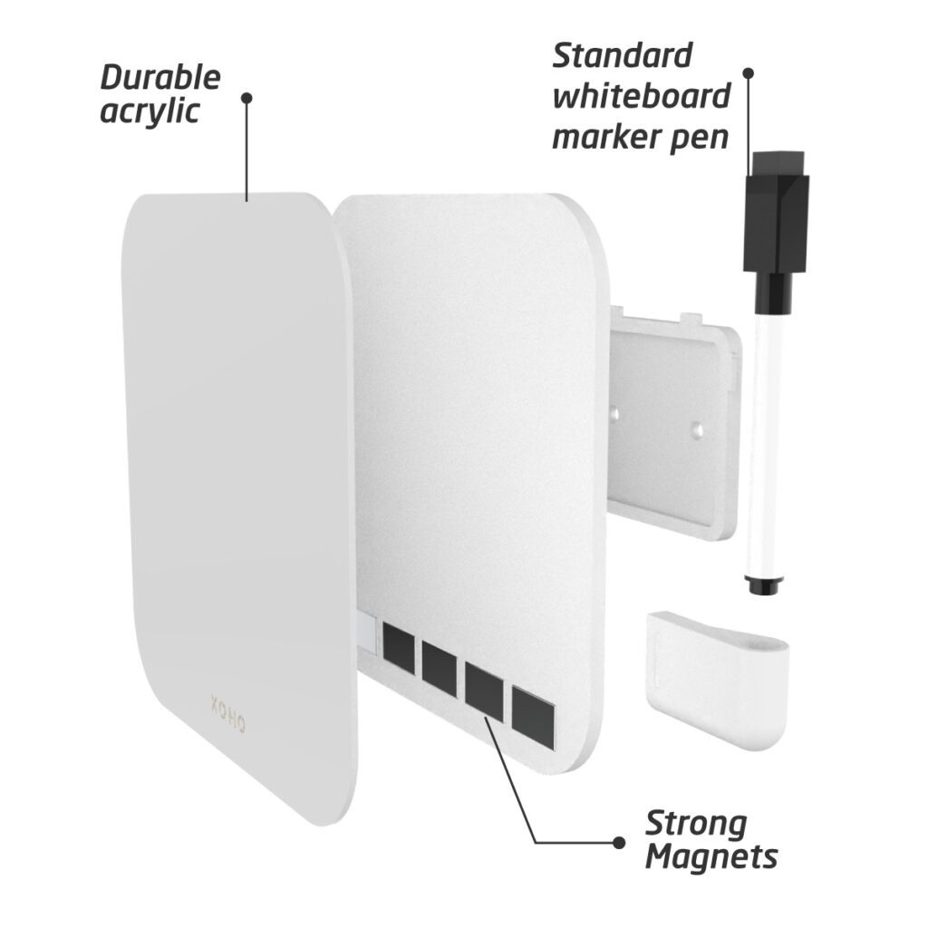 wall key holder magnetic whiteboard square