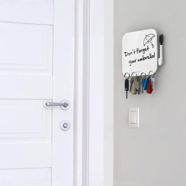 wall key holder magnetic whiteboard square