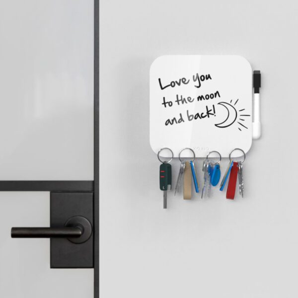 wall key holder magnetic whiteboard square