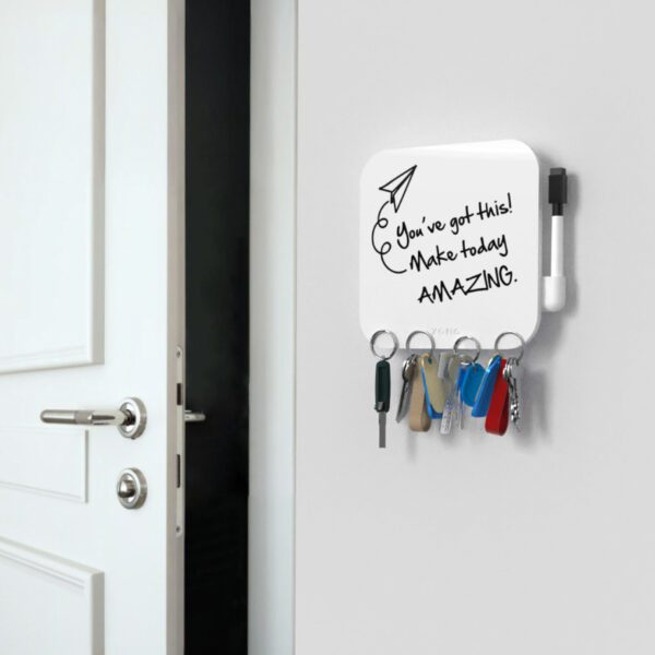 wall key holder magnetic whiteboard square