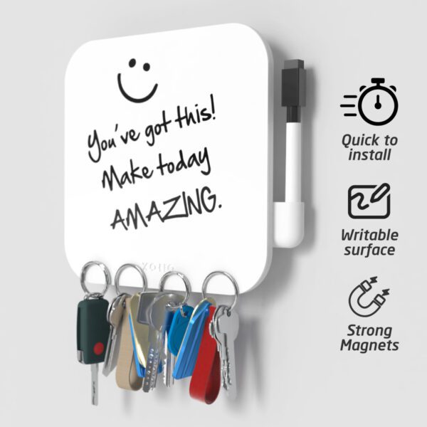 wall key holder magnetic whiteboard square