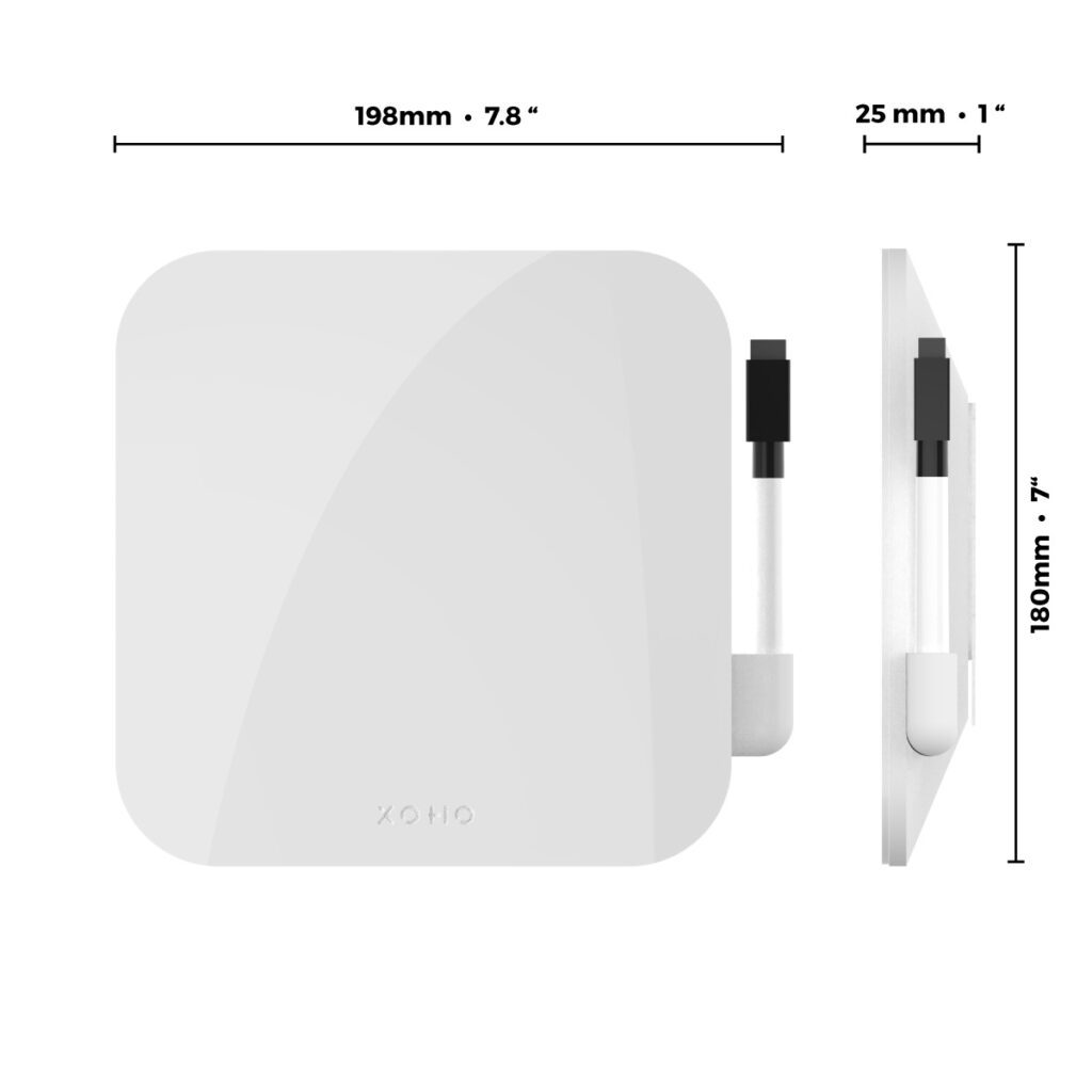 wall key holder magnetic whiteboard square